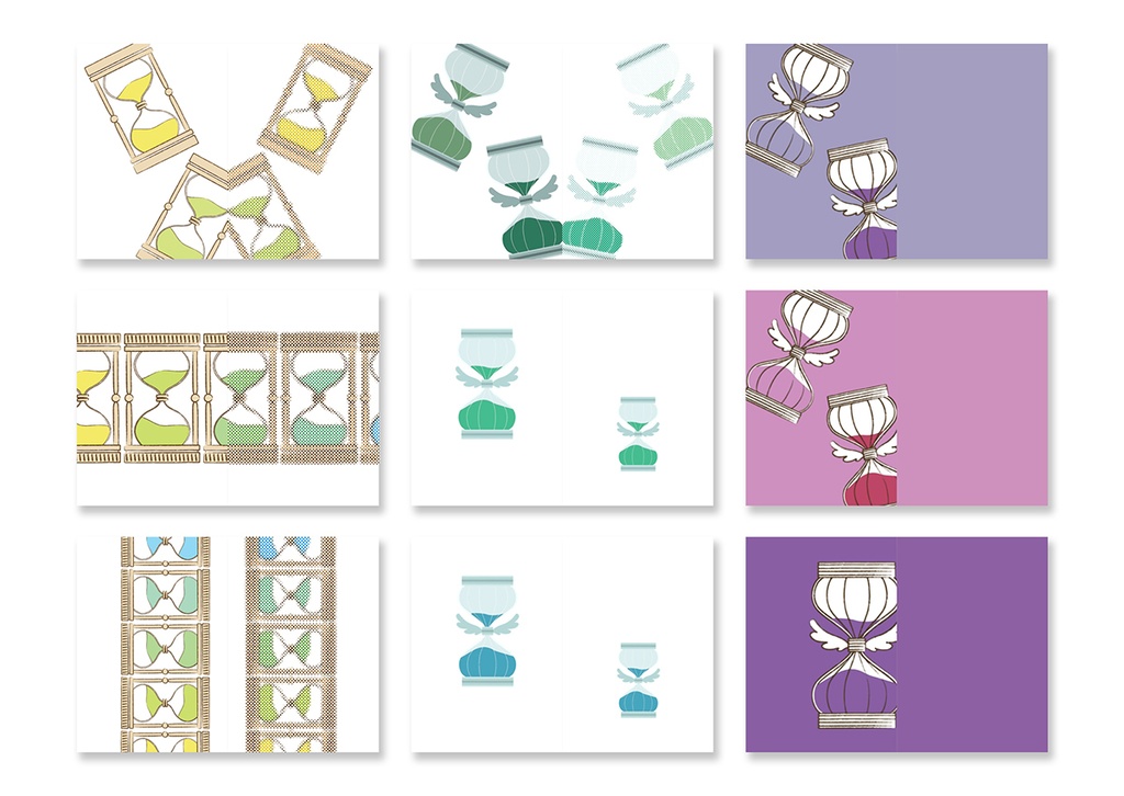 同人誌用表紙素材 時間