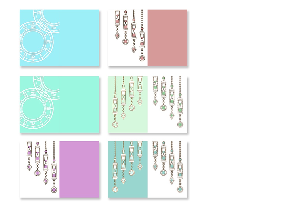 同人誌用表紙素材 時間