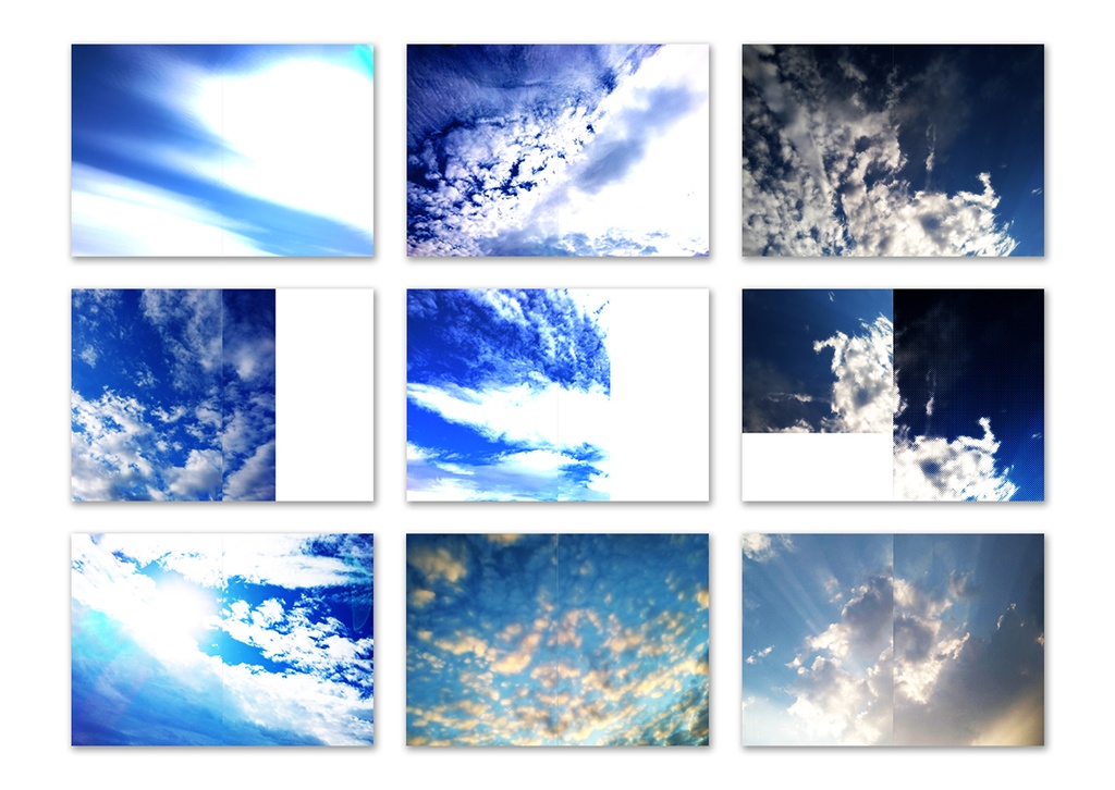 同人誌表紙用素材 空04