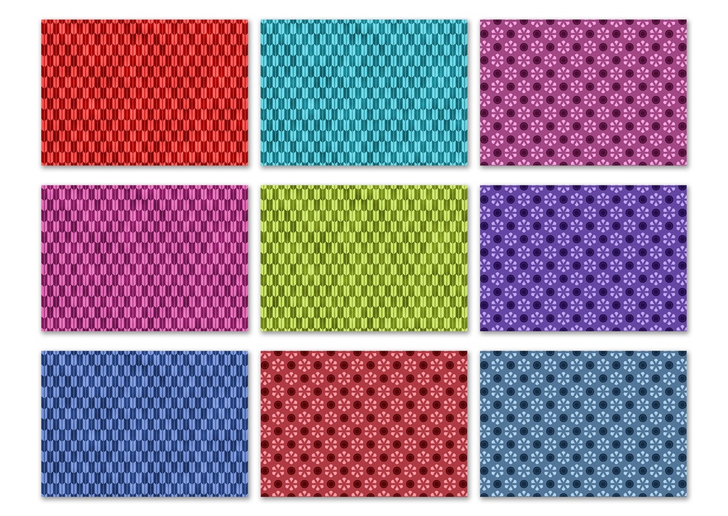 同人誌背景素材集 水彩和柄02