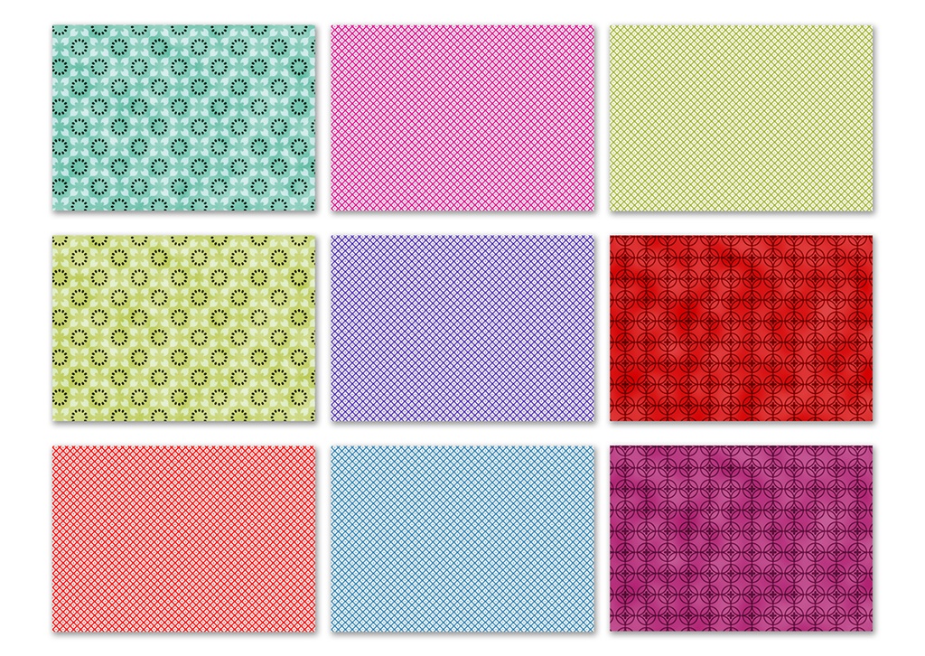 同人誌背景素材集 水彩和柄02