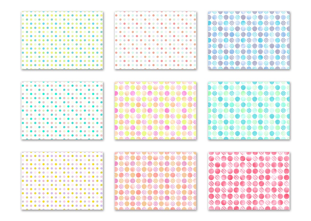 同人誌背景素材集 ドットパターン01