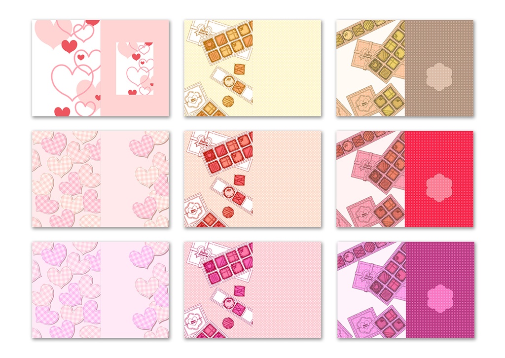 同人誌表紙用素材 バレンタイン02