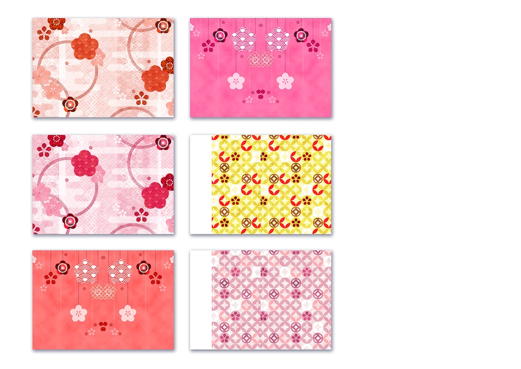 同人誌表紙用素材 梅の花