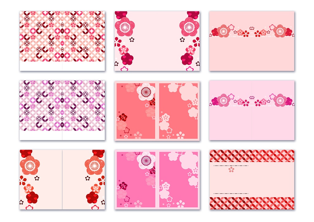 同人誌表紙用素材 梅の花