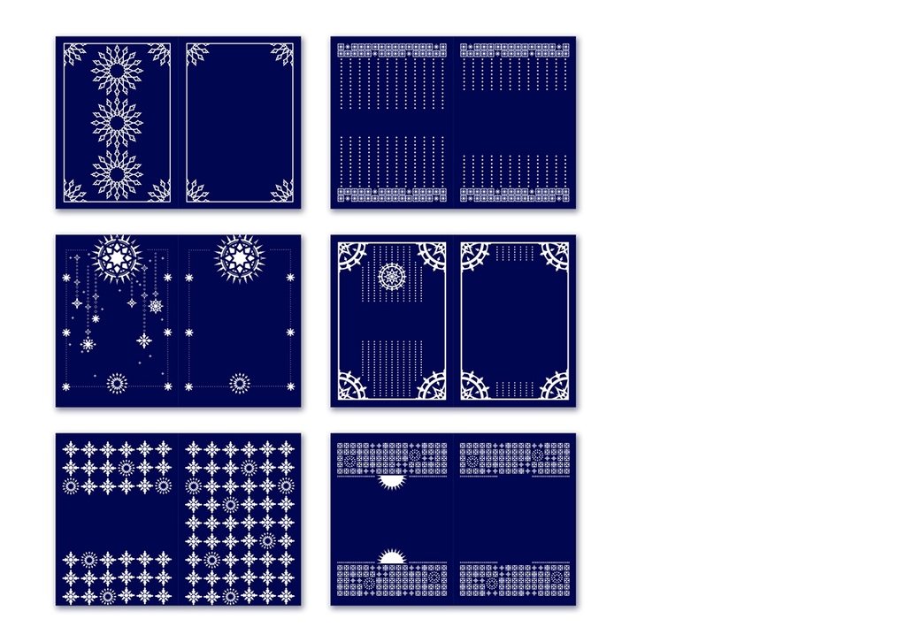 同人誌表紙用素材 モザイク模様
