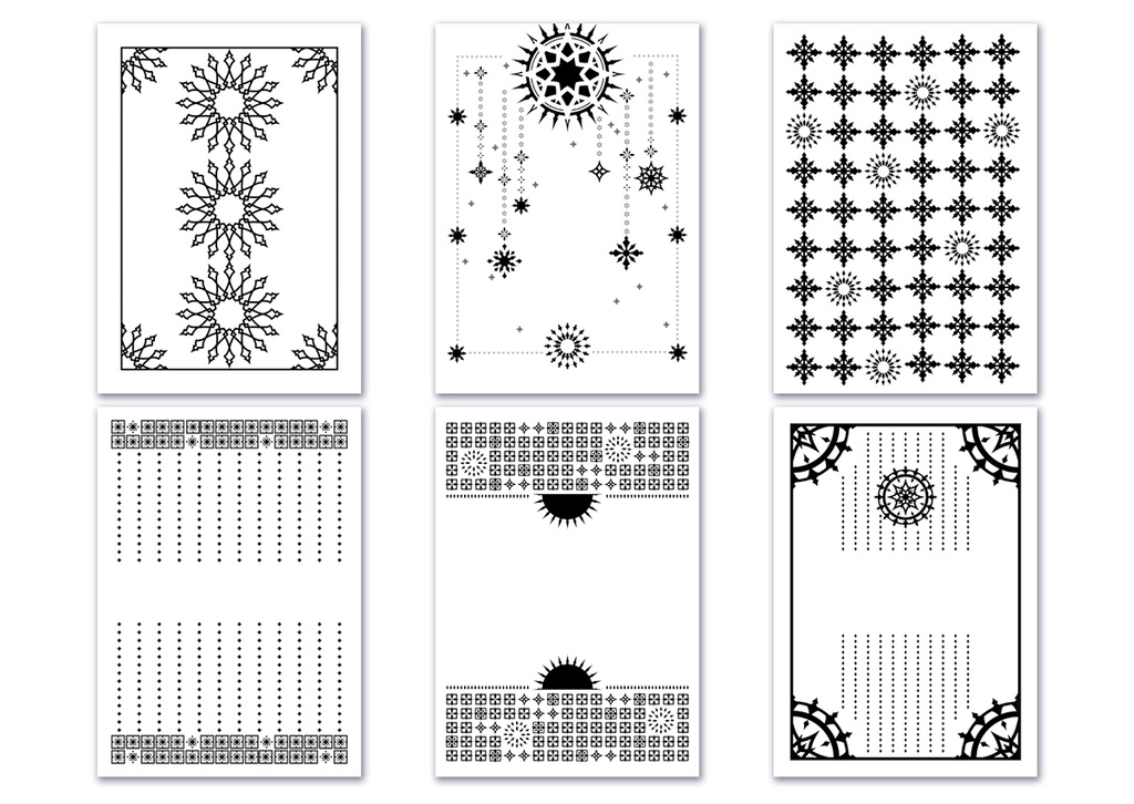 同人誌表紙用素材 モザイク模様