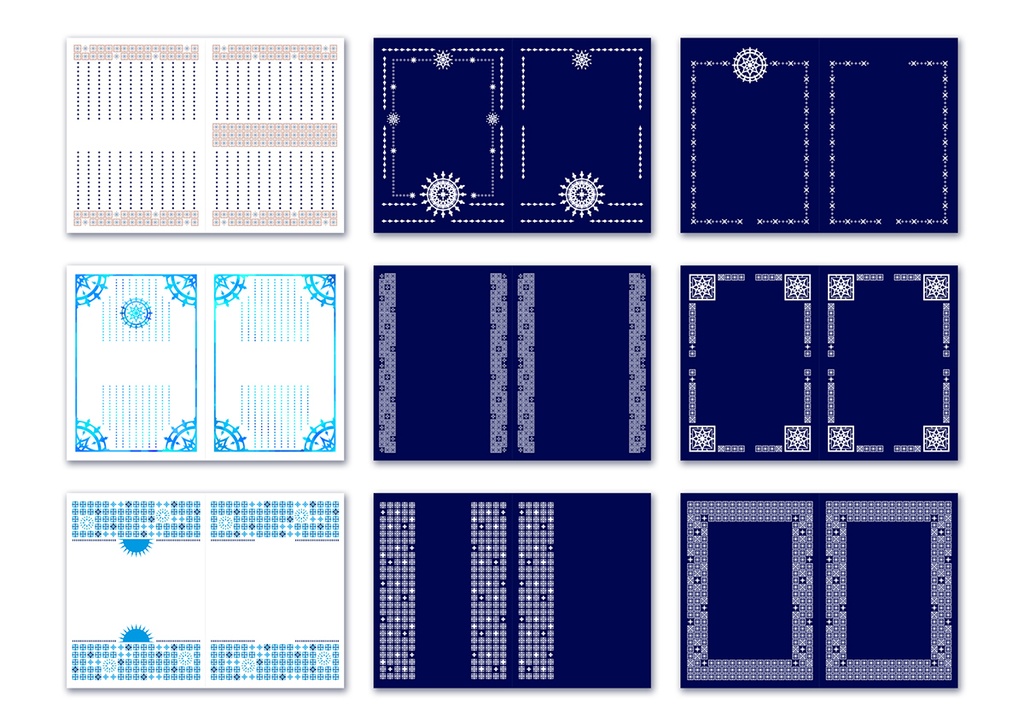 同人誌表紙用素材 モザイク模様