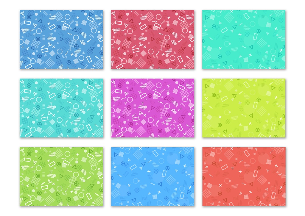 同人誌背景素材集 メンフィスパターン01