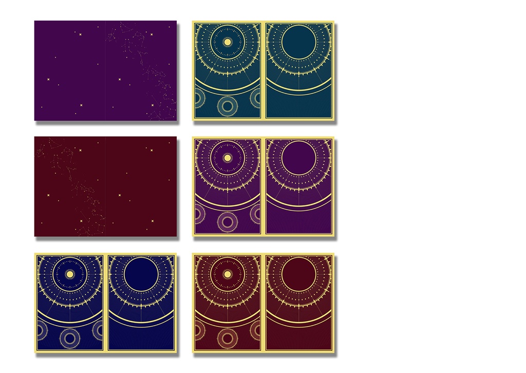 同人誌表紙用素材 12星座