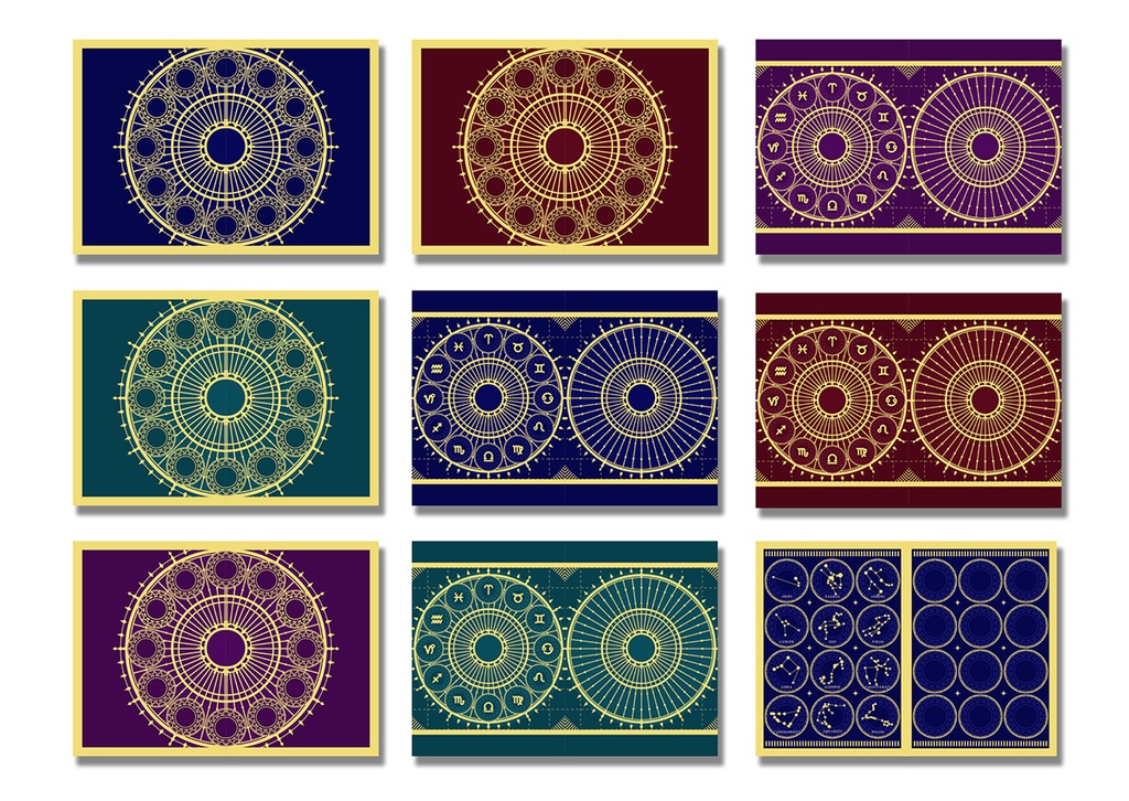 同人誌表紙用素材 12星座