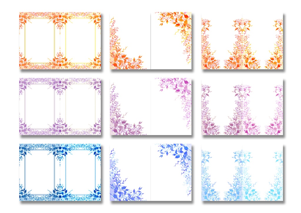 同人誌表紙用素材 手描きボタニカル