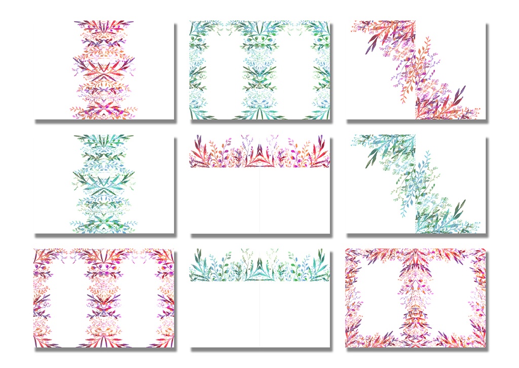 同人誌表紙用素材 手描きボタニカル02
