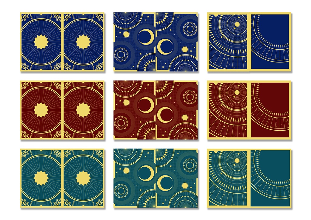 同人誌表紙用素材 星09