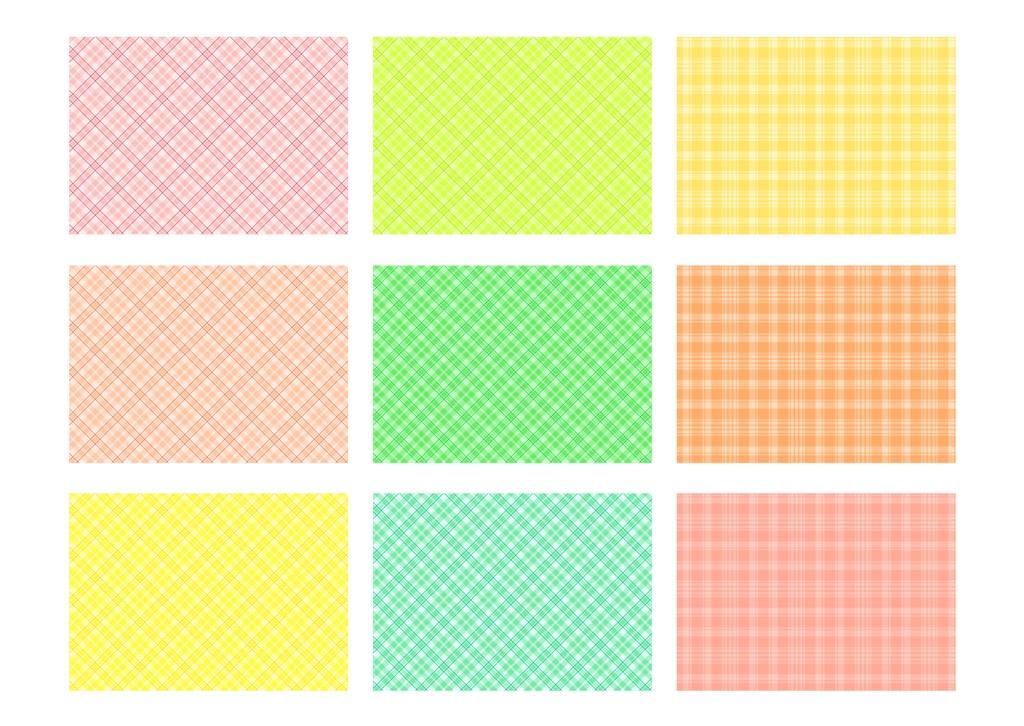 A4 背景素材集 チェックパターン 01