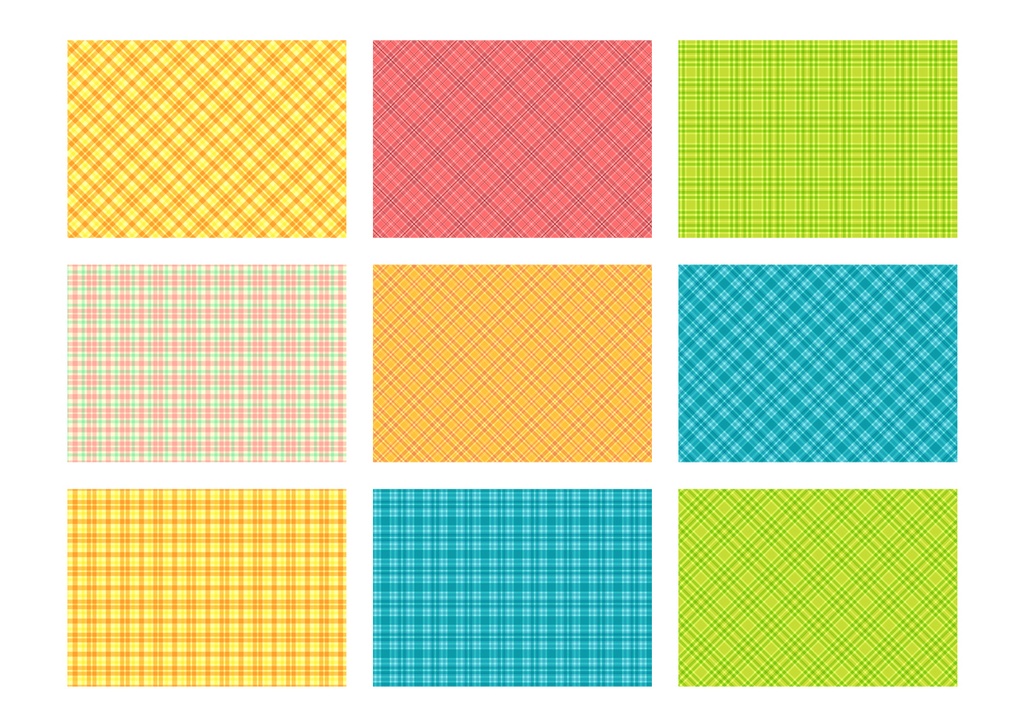 A4 背景素材集 チェックパターン 01
