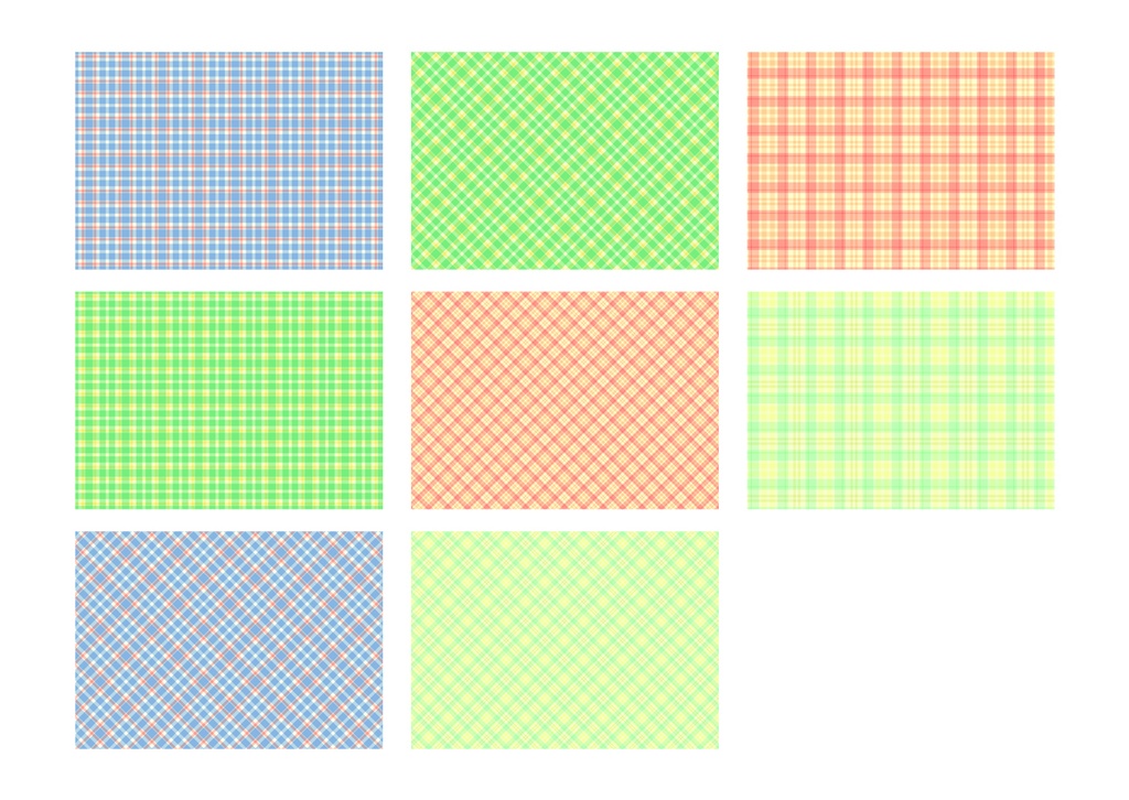 A4 背景素材集 チェックパターン 01