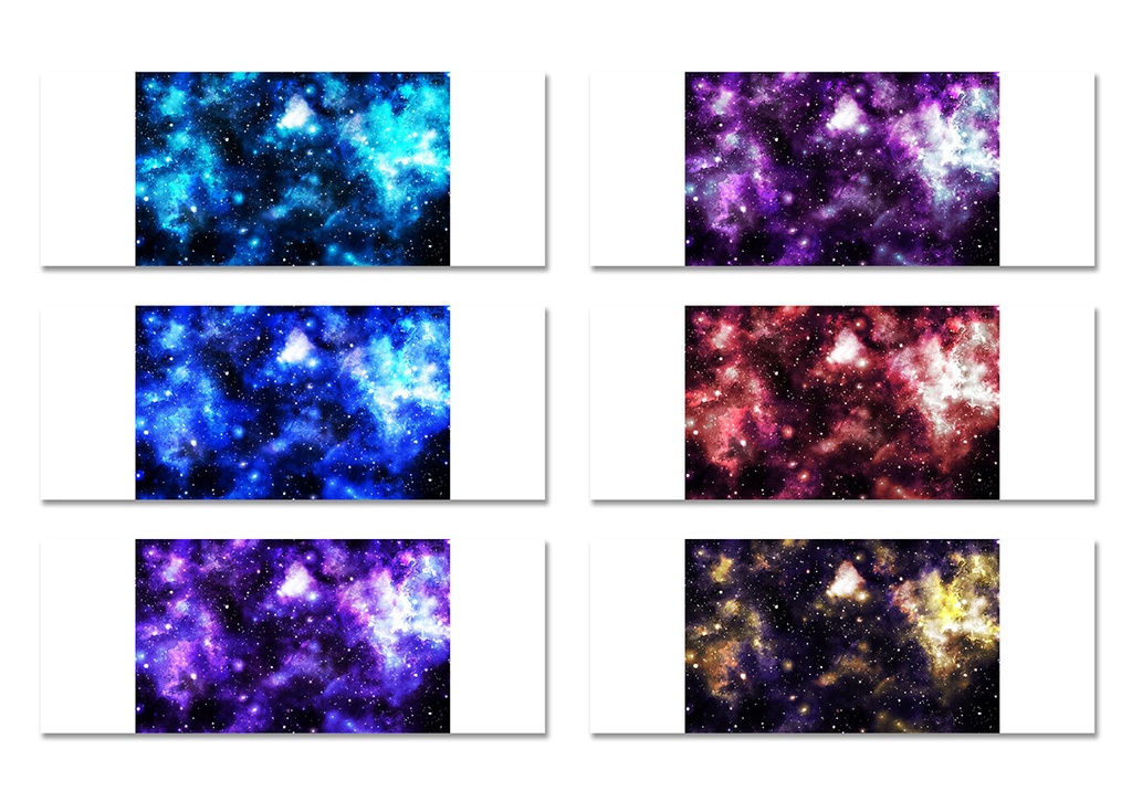 同人誌表紙用素材 星空02(文庫カバー)