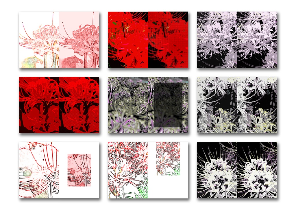 同人誌表紙用素材 彼岸花