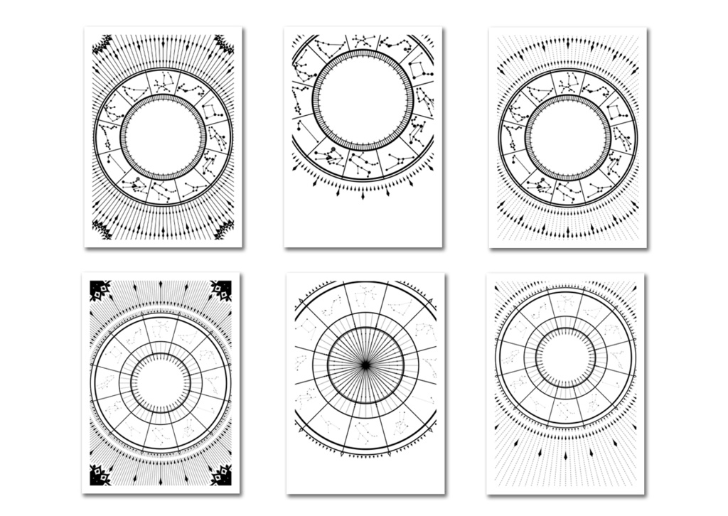 同人誌表紙用素材 12星座 03