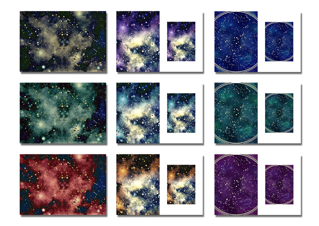 同人誌表紙用素材 冬の星座