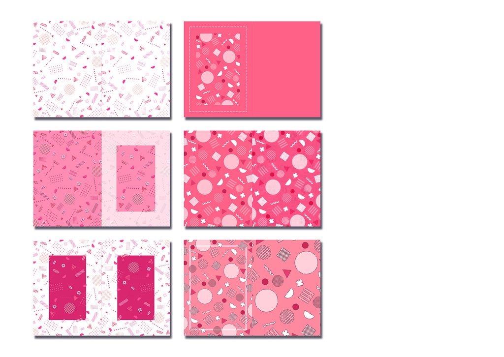 同人誌表紙用素材 メンフィスパターン