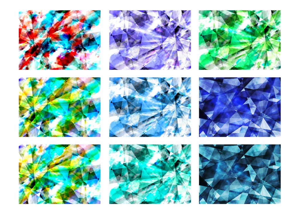 A4 背景素材集 屈折光02