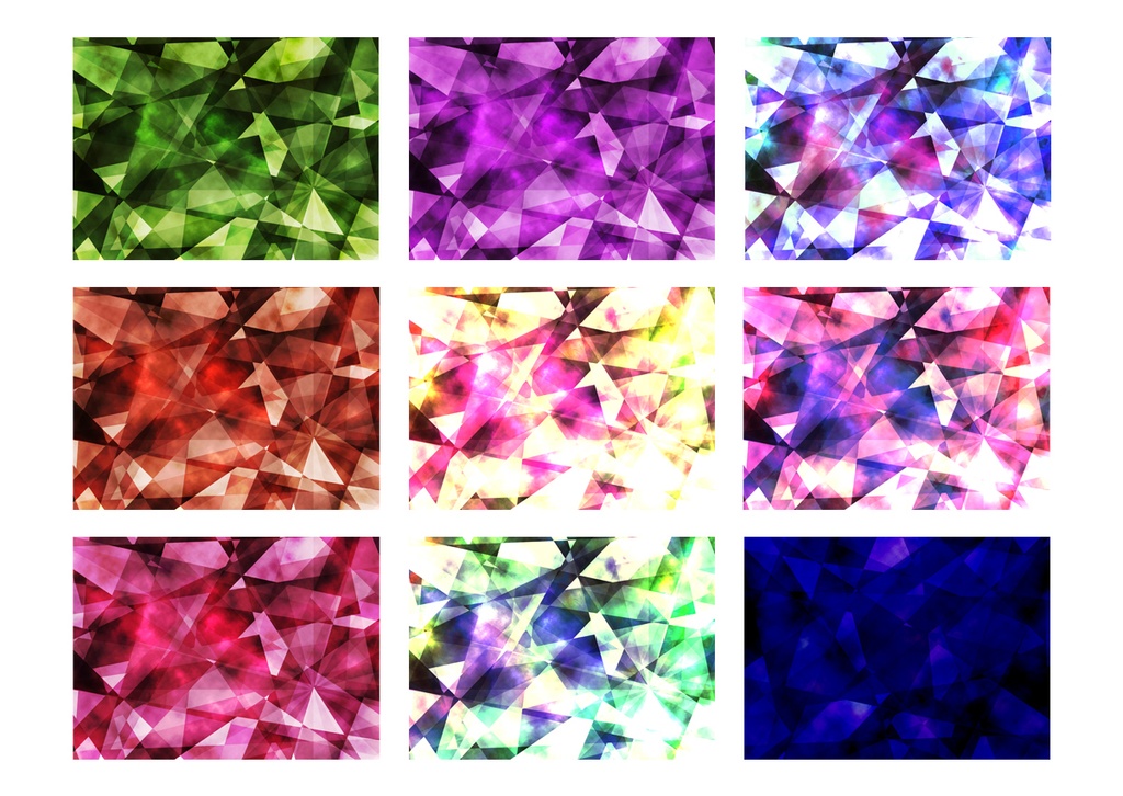 A4 背景素材集 屈折光02