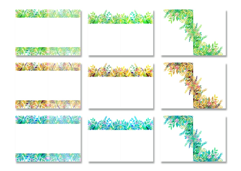 同人誌表紙用素材 手描きボタニカル 03