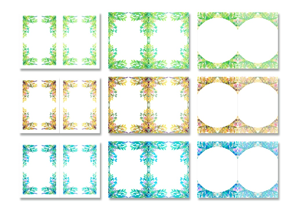 同人誌表紙用素材 手描きボタニカル 03