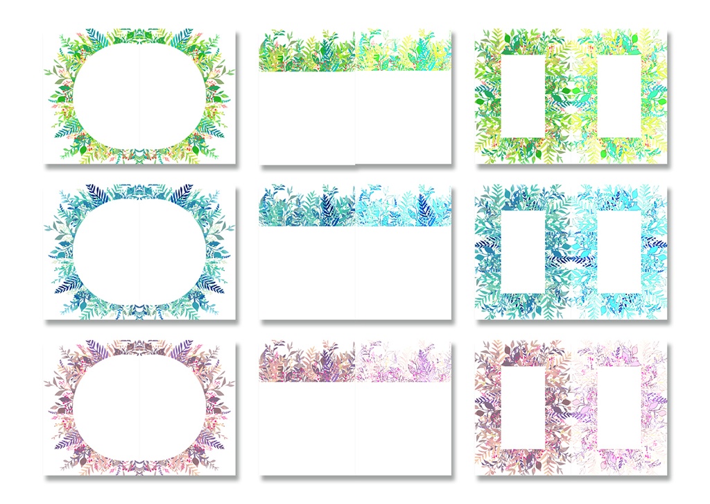 同人誌表紙素材 手描きボタニカル 04