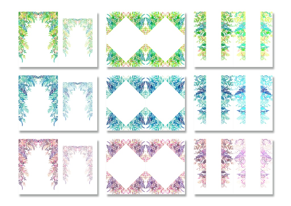 同人誌表紙素材 手描きボタニカル 04