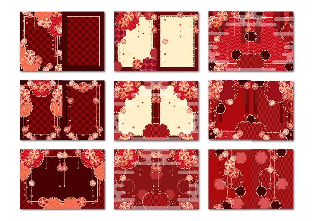 同人誌表紙用素材 和05