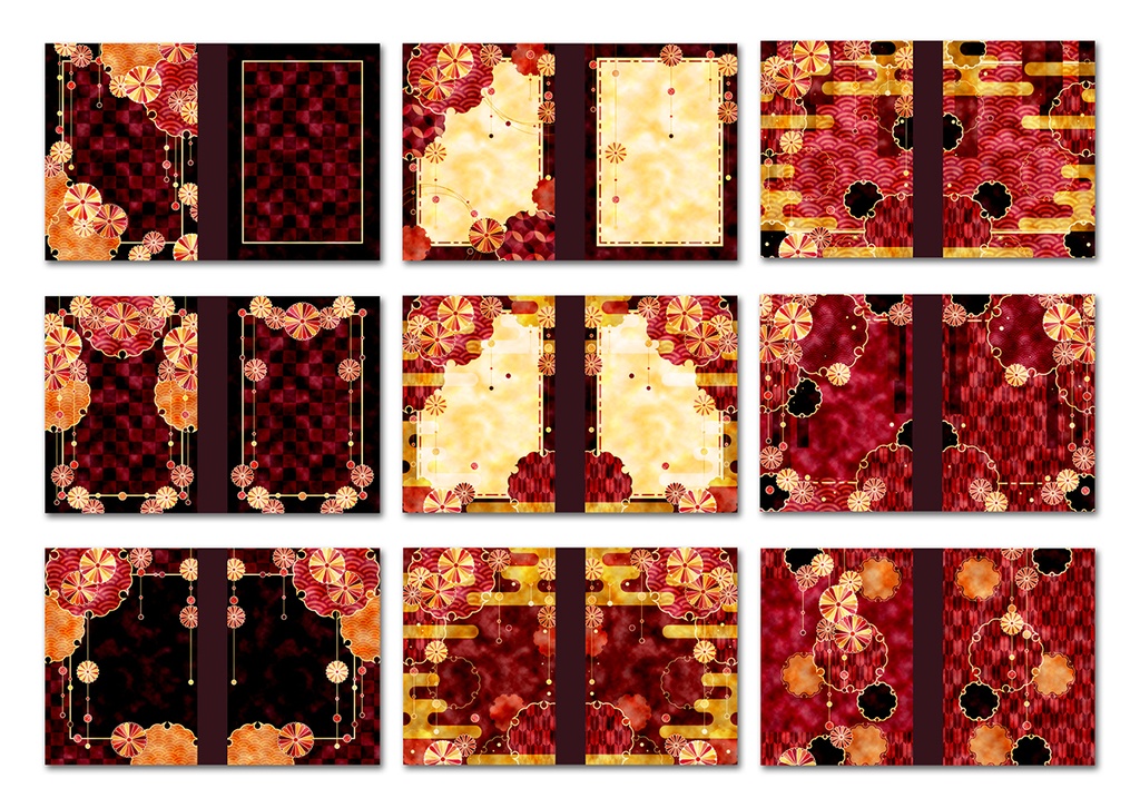 同人誌表紙用素材 和05