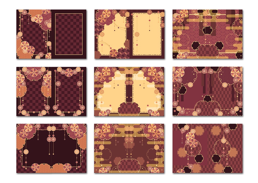 同人誌表紙用素材 和05