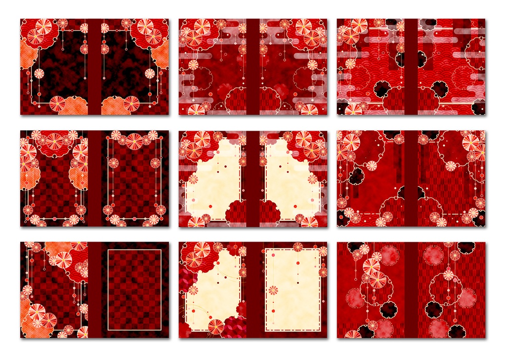 同人誌表紙用素材 和05