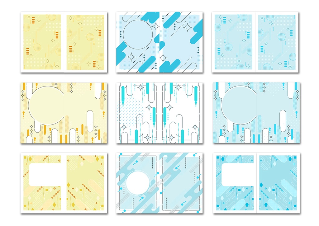 同人誌表紙用素材 幾何学模様 02