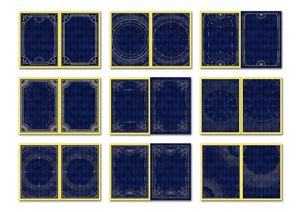 同人誌表紙用素材 フレーム06/カラー版