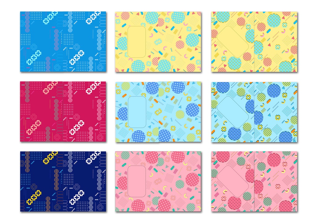 同人誌表紙素材 幾何学模様 01