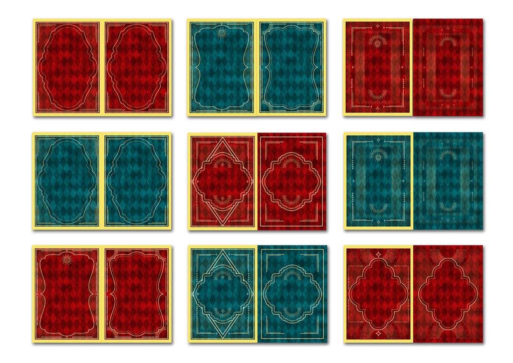 同人誌表紙用素材 フレーム07/カラー