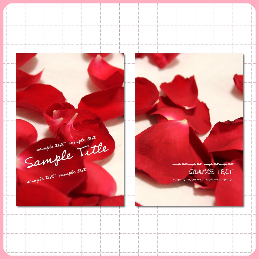 同人誌表紙素材 ローズペタル