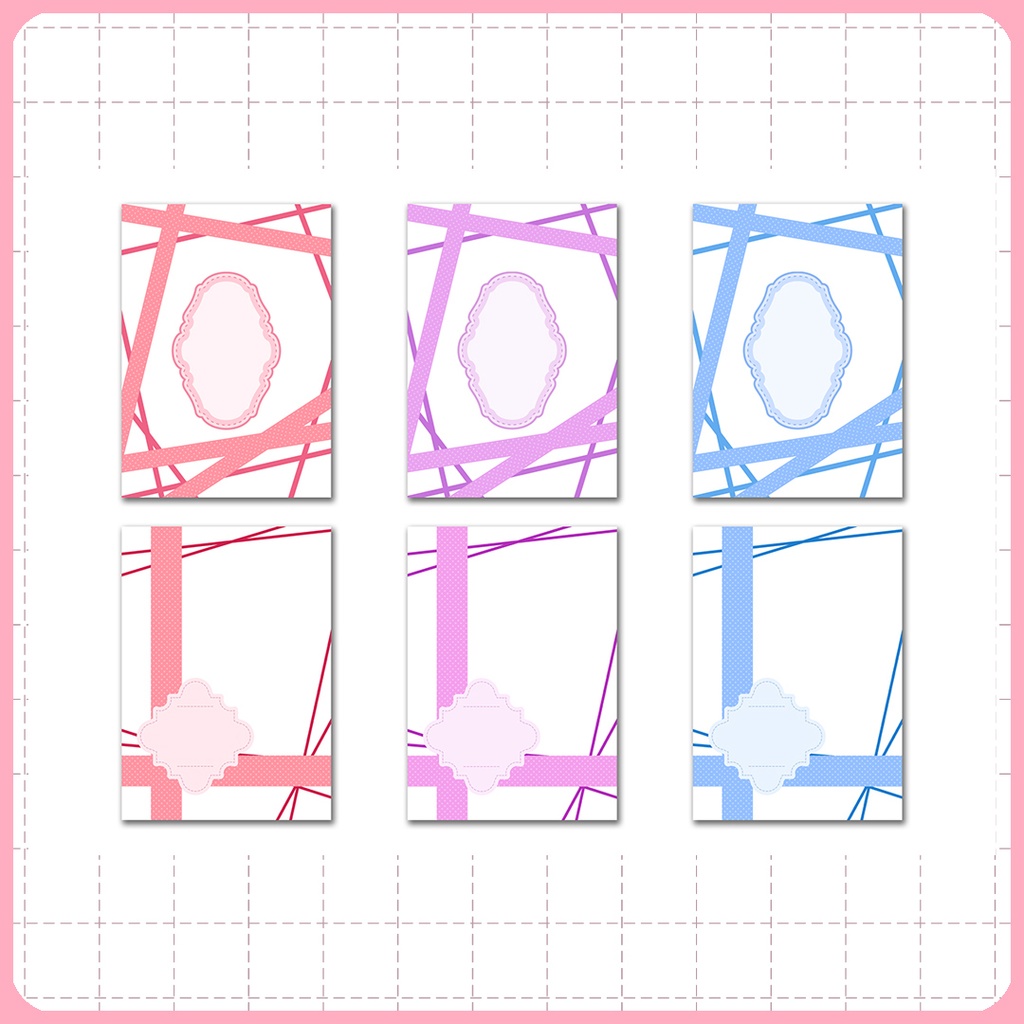 同人誌表紙用素材 透過フレーム001