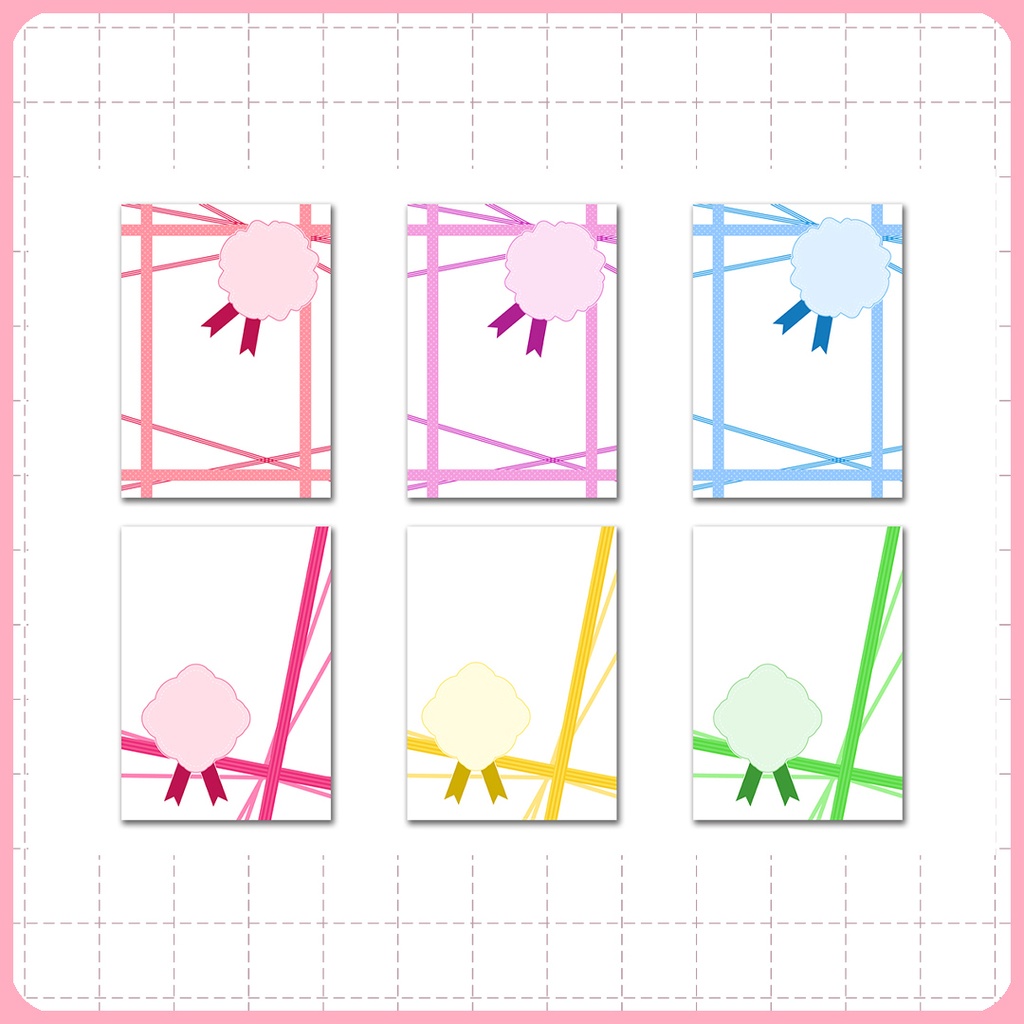 同人誌表紙用素材 透過フレーム001