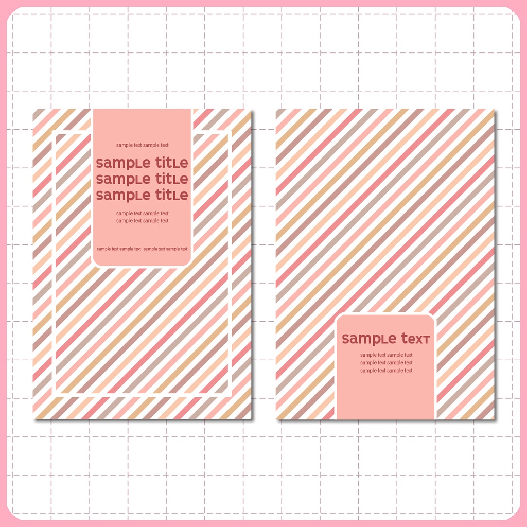 同人誌表紙用素材 パステルカラーのパターン