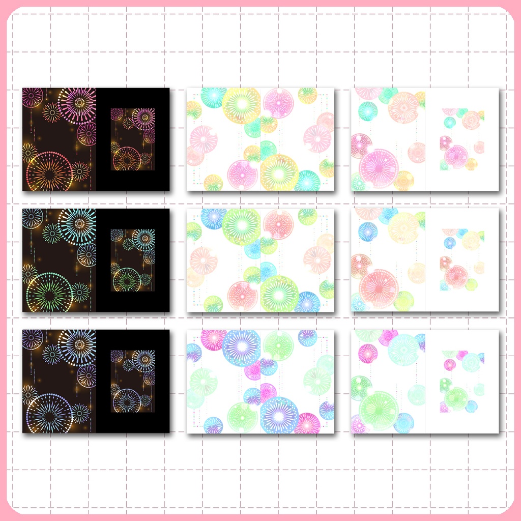 同人誌表紙用素材 花火02