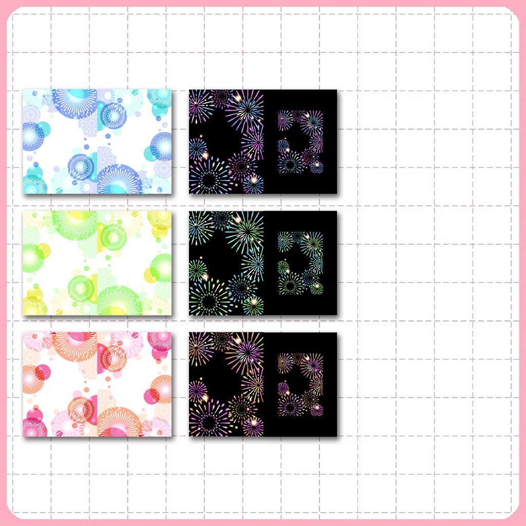 同人誌表紙用素材 花火02