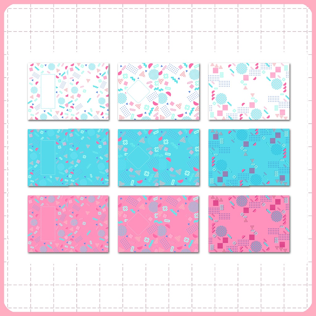 同人誌表紙用素材 メンフィスパターン 02