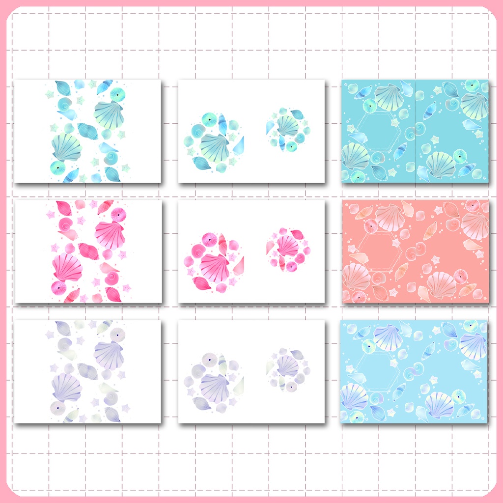 同人誌表紙用素材 貝殻