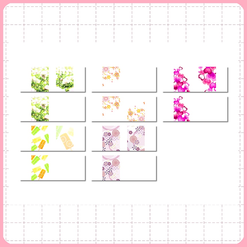 同人誌表紙用素材 文庫カバー 002