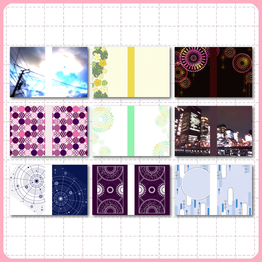 同人誌表紙用素材 バラエティー003